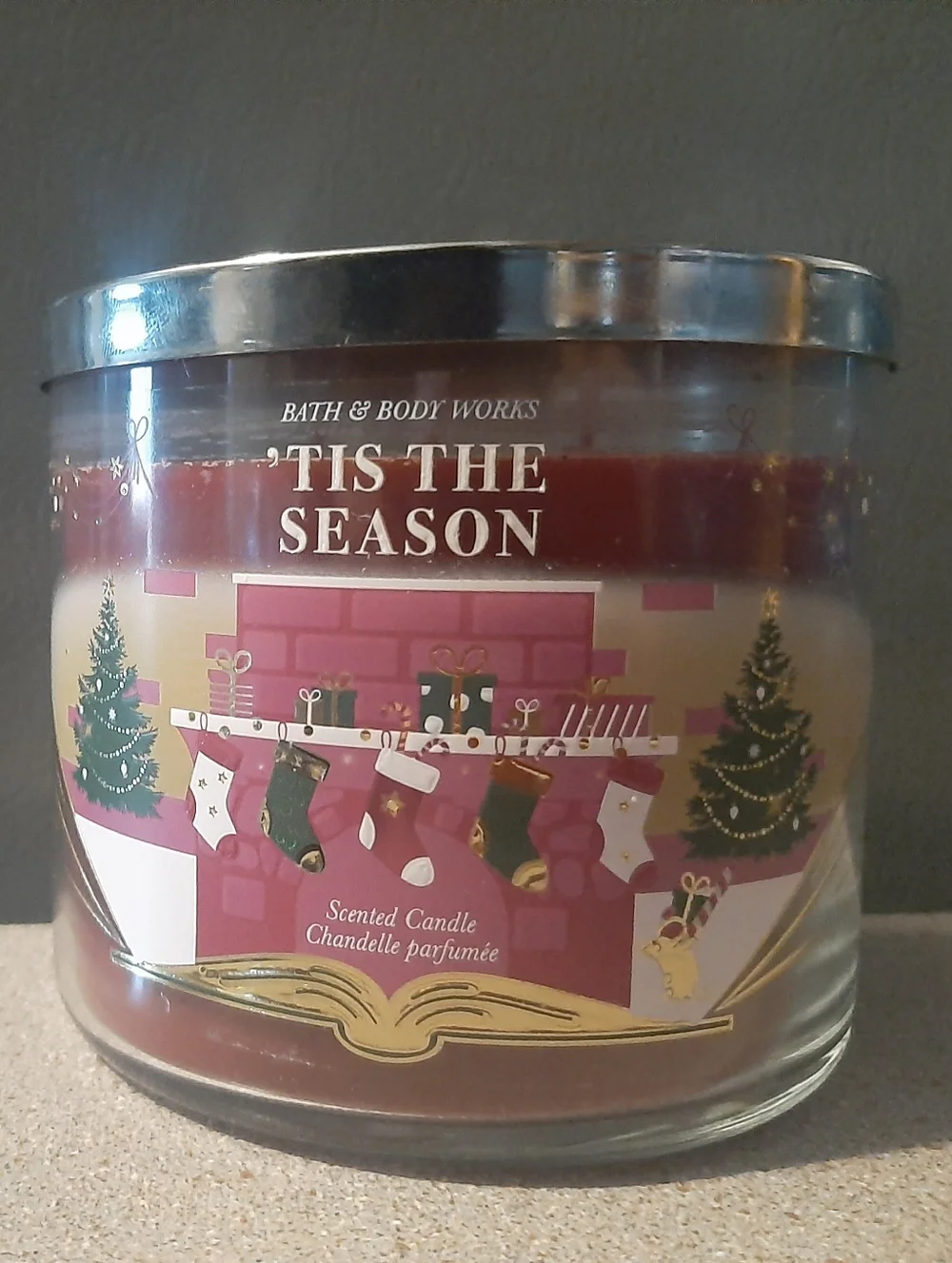 Bath and Body Works ’Tis the Season Scented 3-Wick Candle (14.5 OZ / 411 G) - Picture 1 of 3